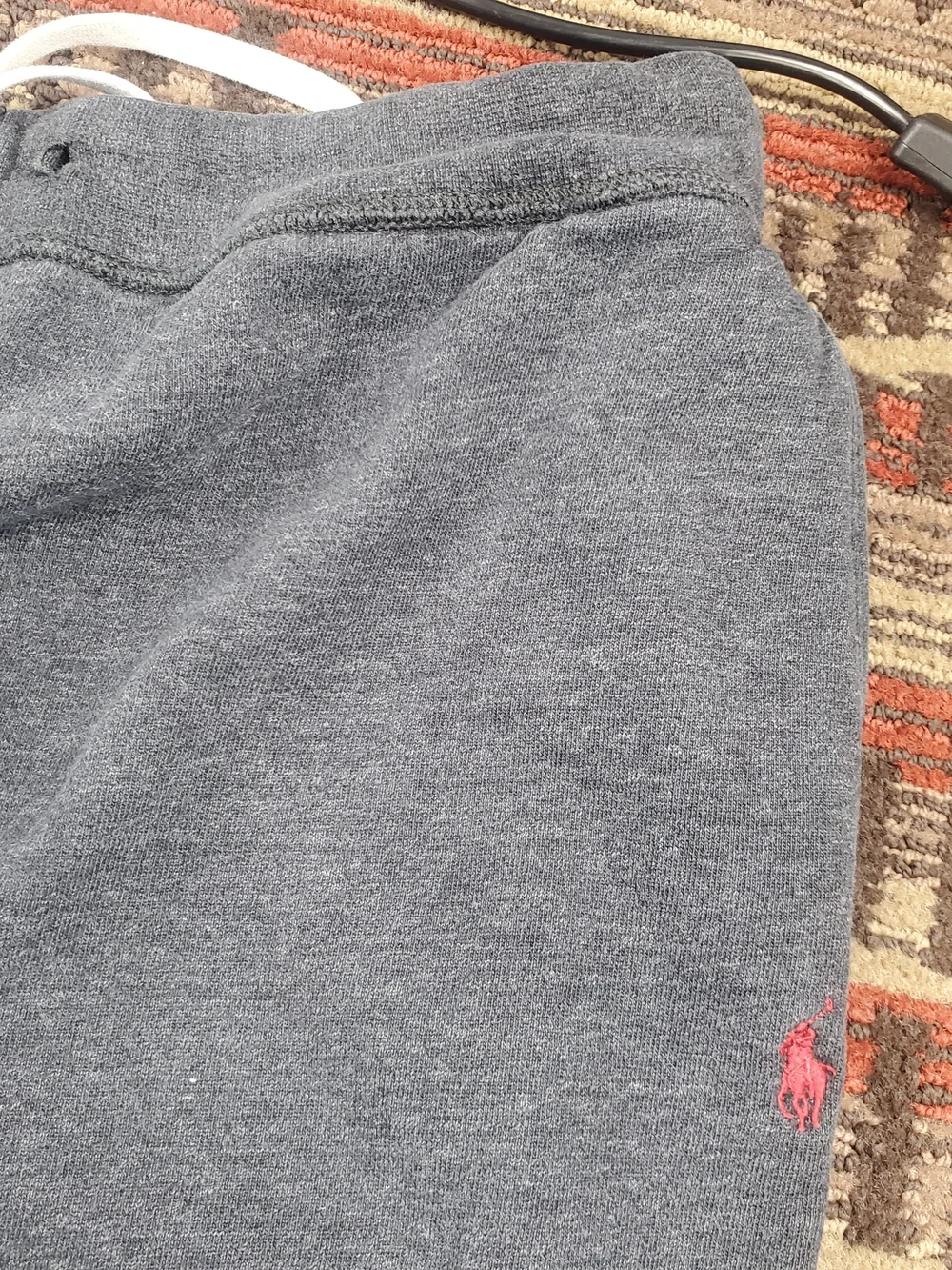 Polo Ralph Lauren Men's XL Gray Fleece Sweatpants Pony Logo